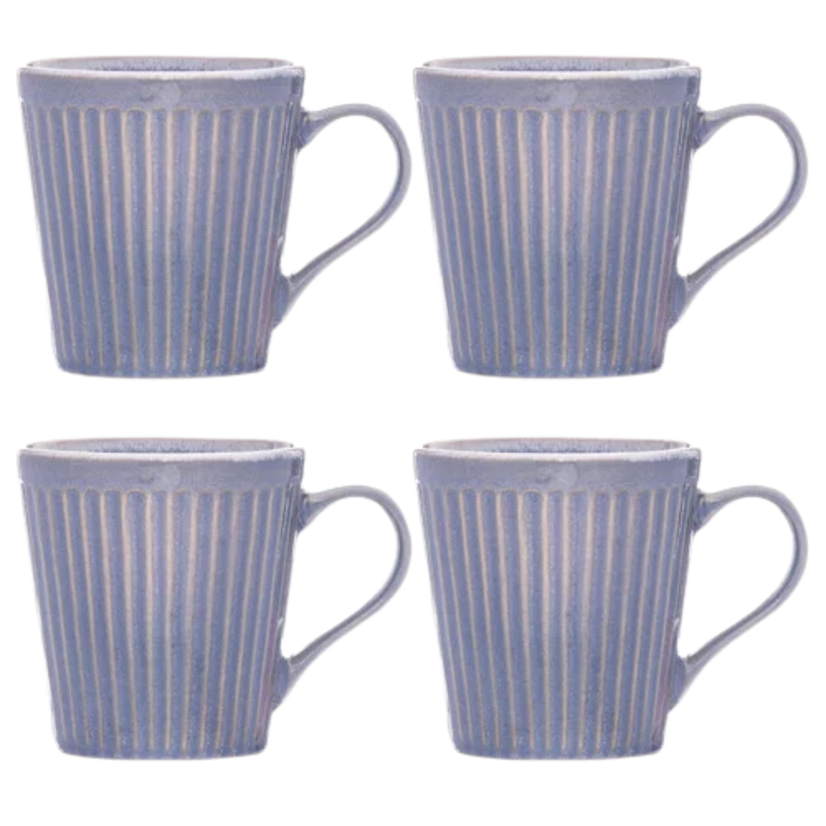 Steinguttasse 400 ml Marguerite 4er-Set