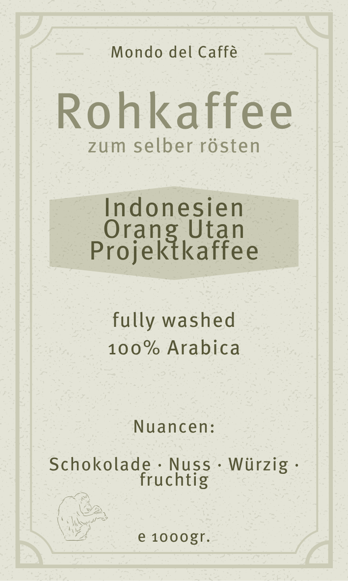 Rohkaffee Indonesien