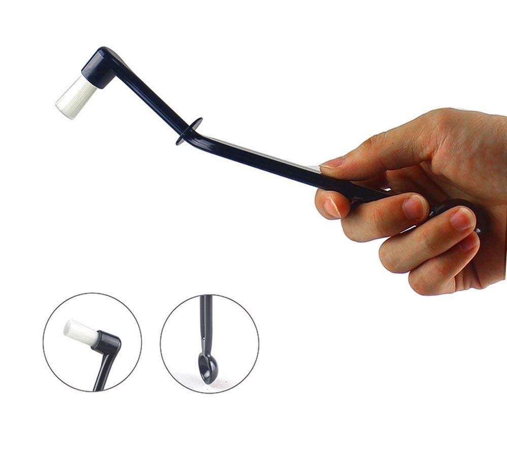 Cleaning brush for brewing unit