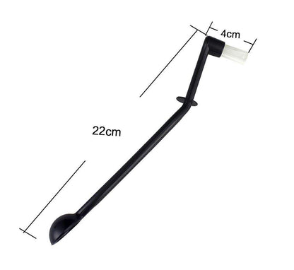 Cleaning brush for brewing unit