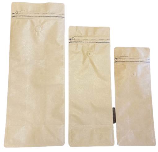 Block bottom bag Kraft paper