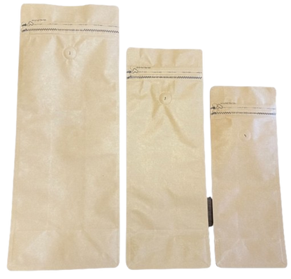 Block bottom bag Kraft paper
