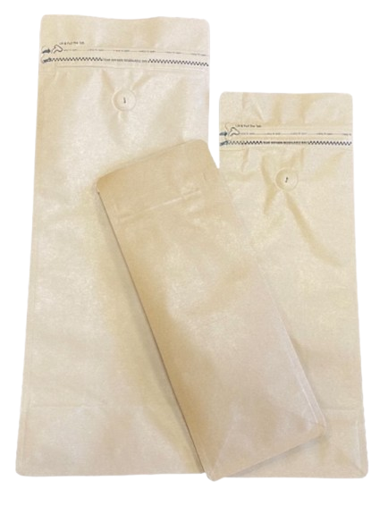 Block bottom bag Kraft paper