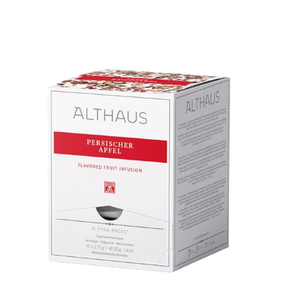 Althaus Persicher Apfel Pyra Packs Früchtetee