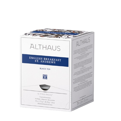 Althaus English Breakfast St. Andrews Pyra Packs Schwarz Tee