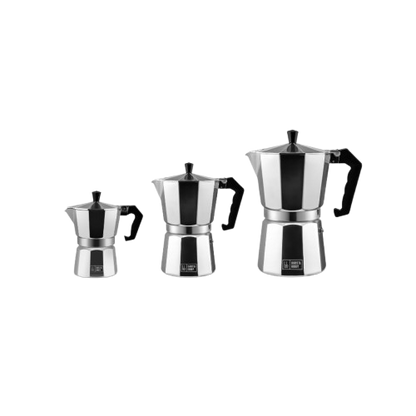 Espressokocher eckig · Edelstahl · Barista Buddy