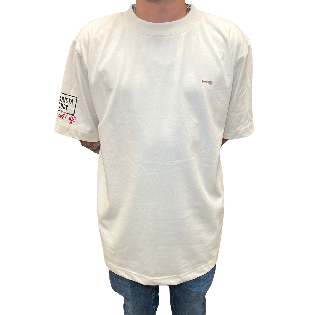 Barista Buddy x Mondo del Caffè – Regards Oversized T-Shirt