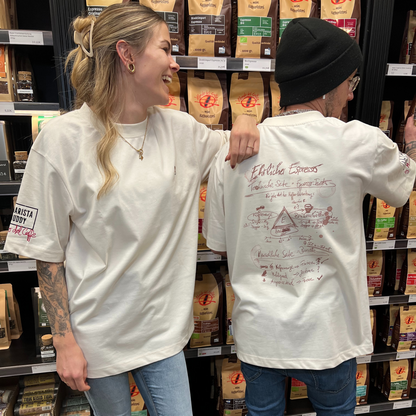 Barista Buddy x Mondo del Caffè – Regards Oversized T-Shirt