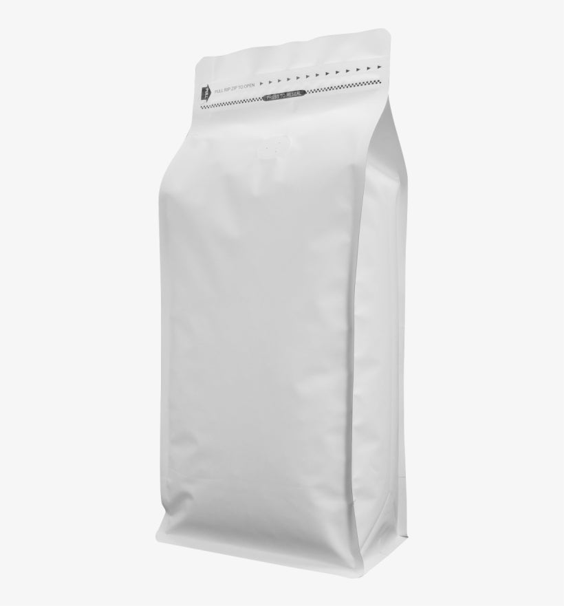 white block bottom bag