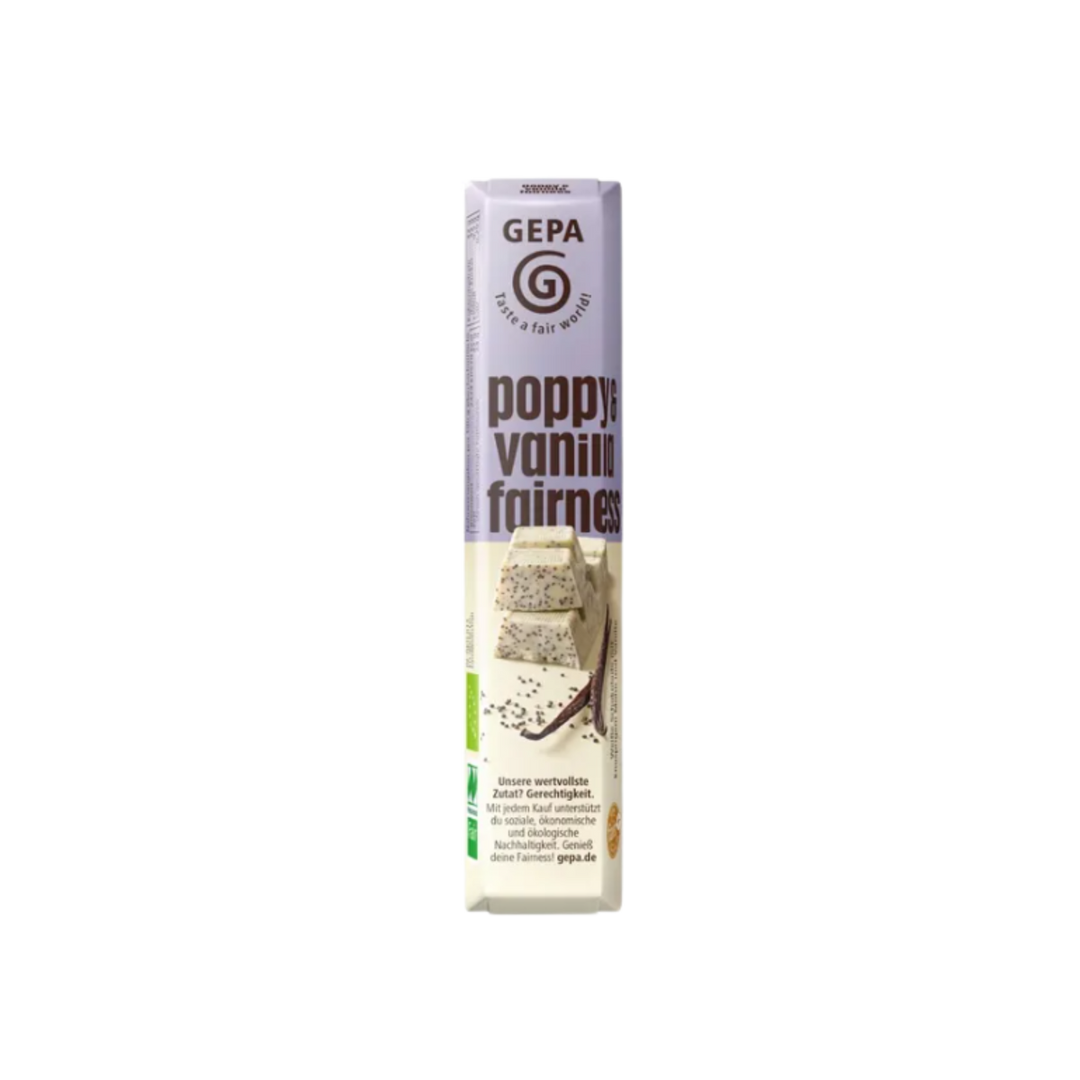 Gepa Bio Riegel Poppy & Vanilla