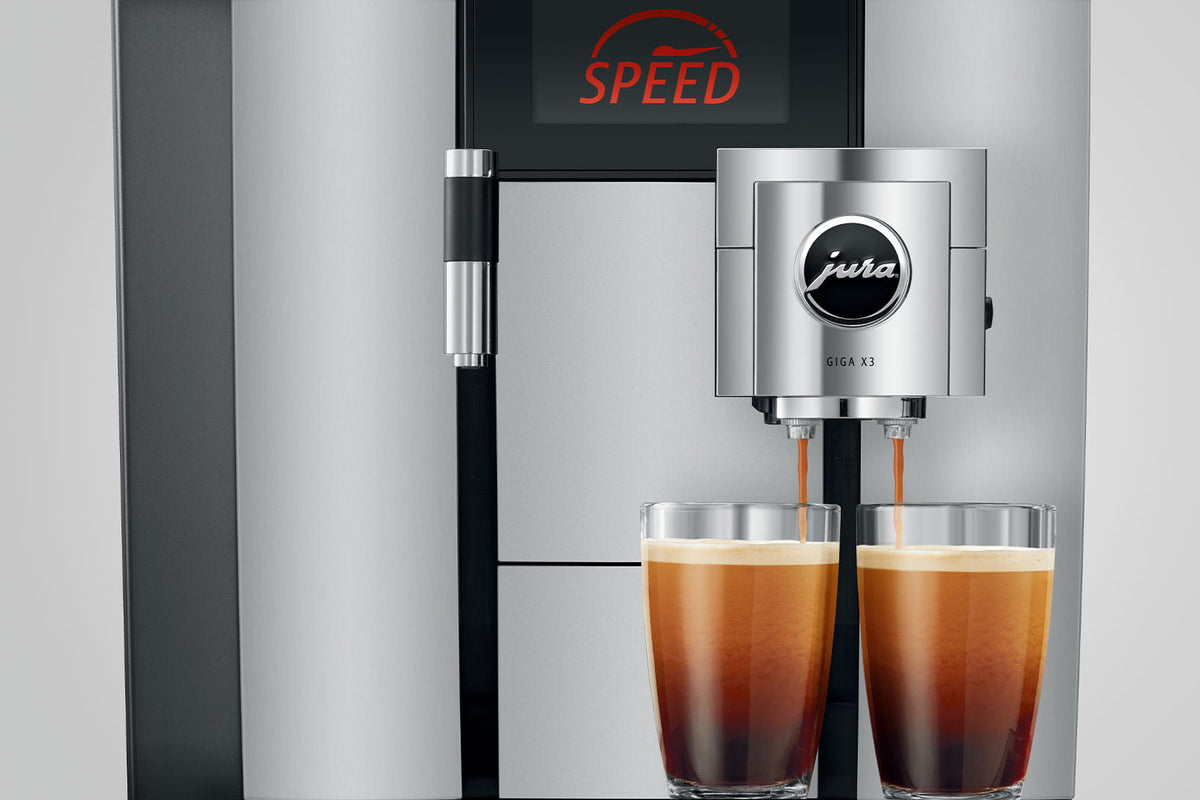 JURA GIGA X3 Aluminium (EB 15569) – Professioneller Kaffeevollautomat mit Wassertank
