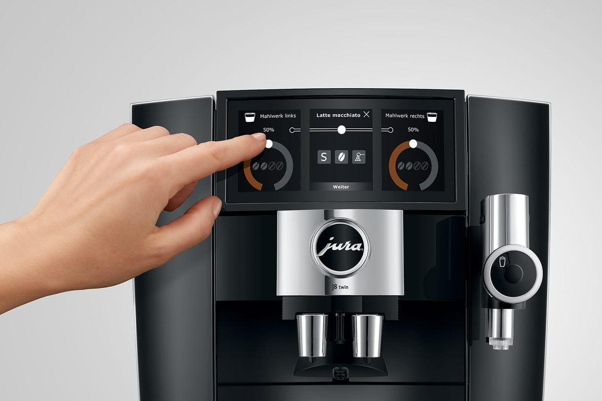 JURA J8 Twin Diamond Black or Diamond White EC