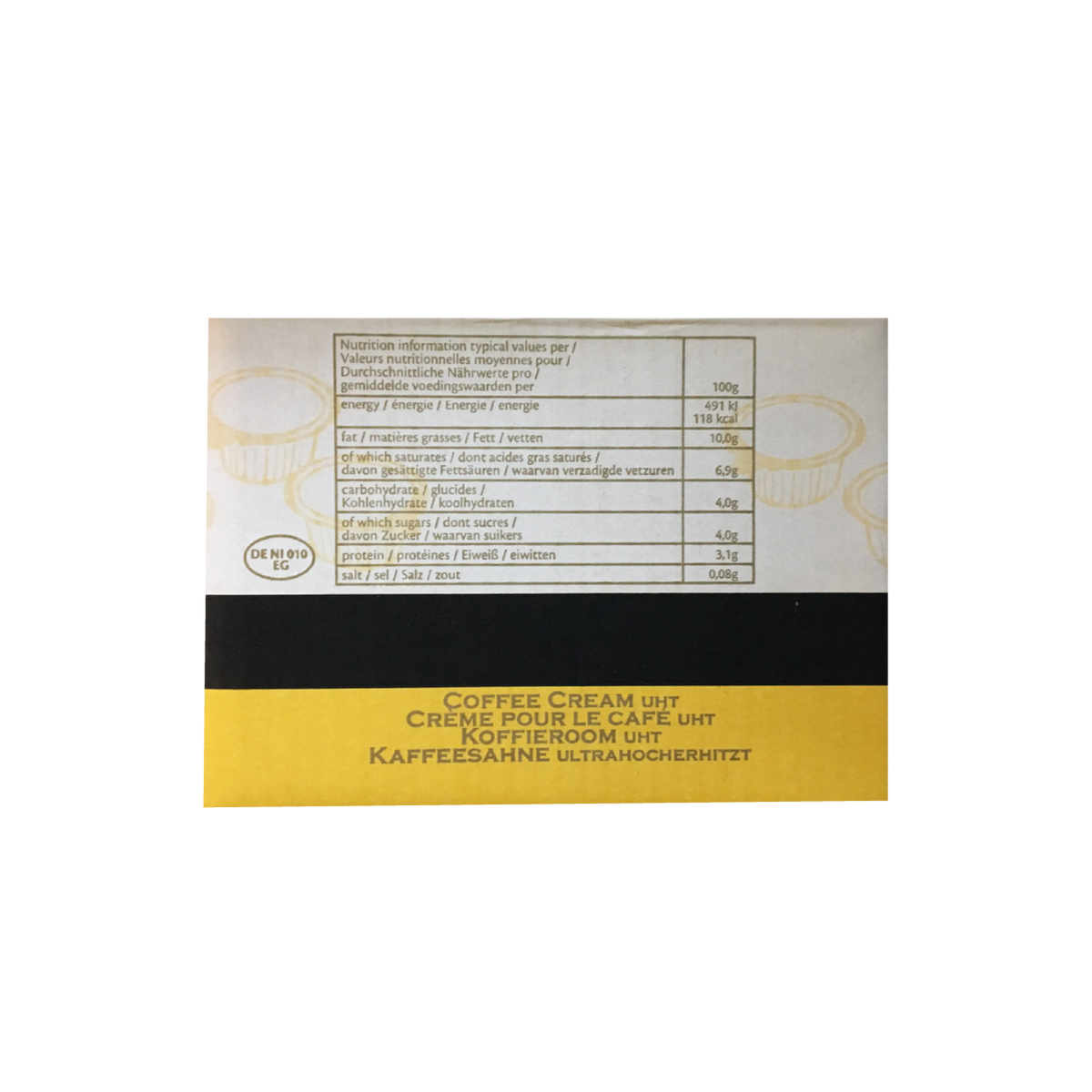 Kaffeesahne Noir Eurocream