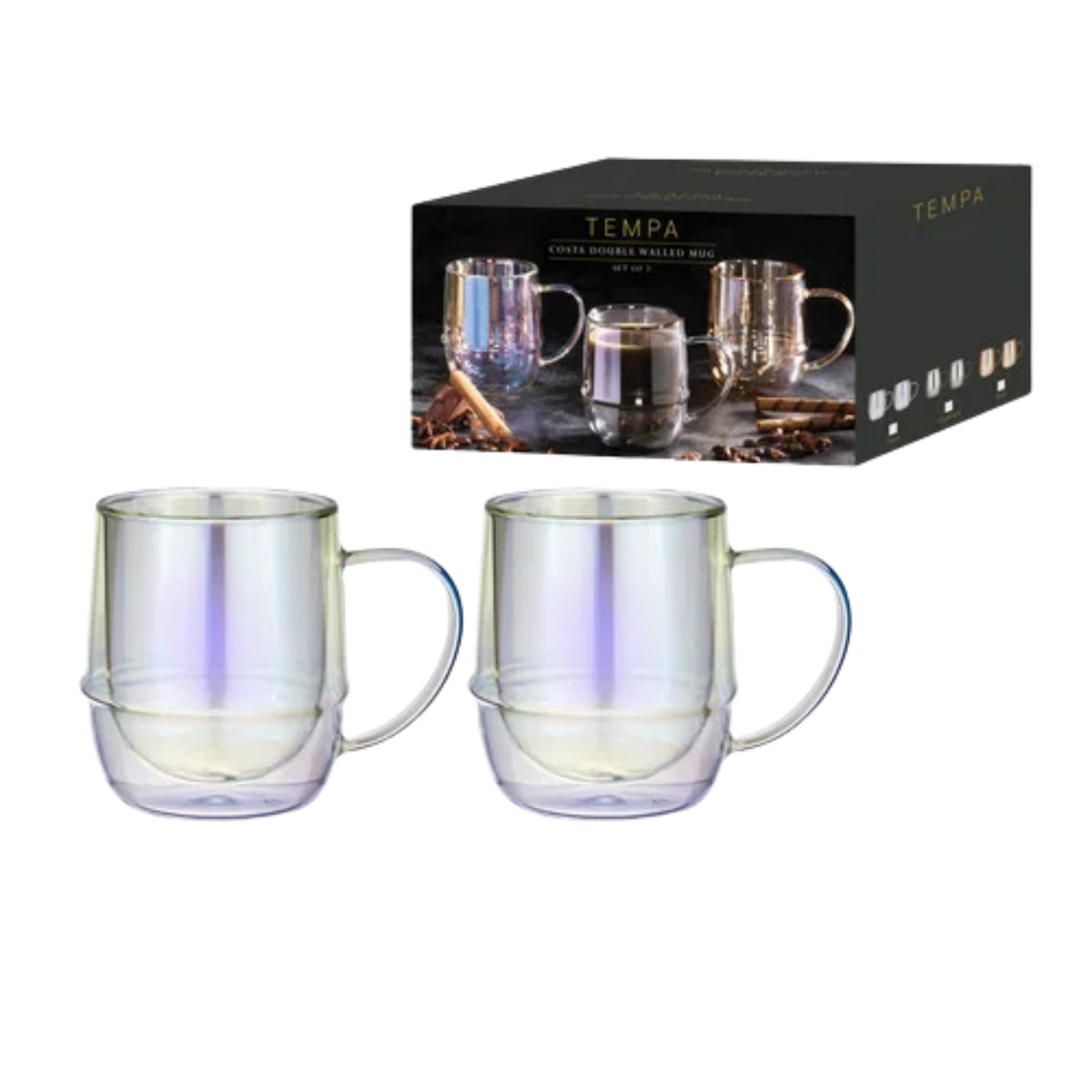 TEMPA Costa Doppelwandglas-Set