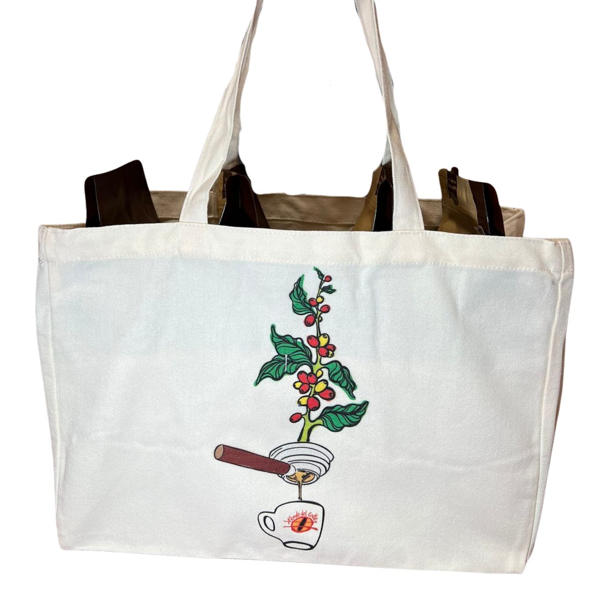 Shopping bag with compartments