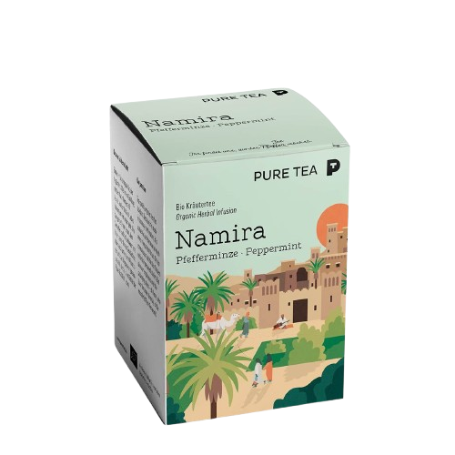 Namira Pfefferminze Pure Tea Pyra Packs Bio Kräutertee