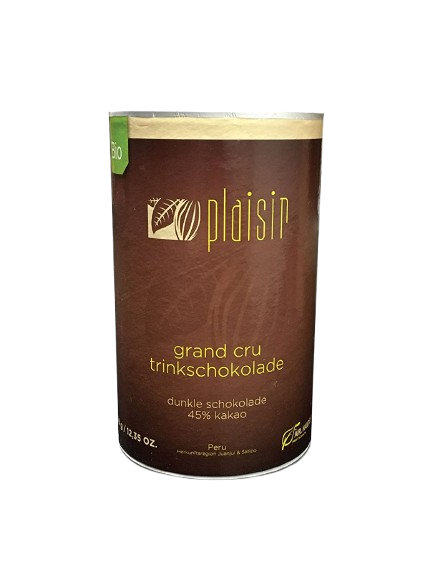 Plaisir dark drinking chocolate organic