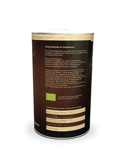 Plaisir dark drinking chocolate organic