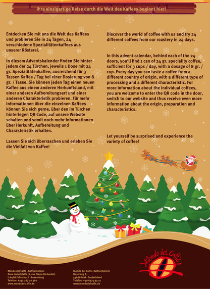 Spezialitätenkaffee Adventskalender 2026